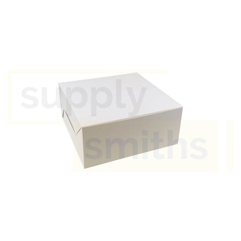 9x9x4" Plain White Cake Box - 20 pcs/pack