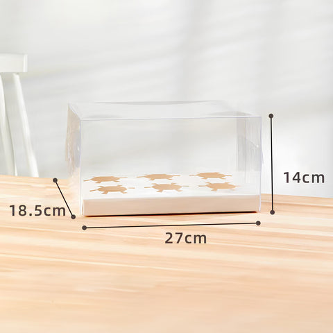 Transparent Cupcake Box 2/4/6/12 Slots - 10 pcs/pack