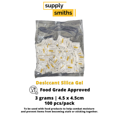 3g Silica Gel Desiccant Packet - 100 pcs/pack