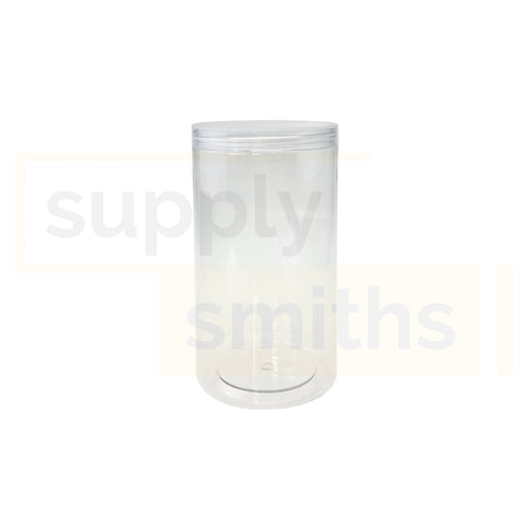 Plastic Container [10cm Diameter, 18cm Height] - 48 pcs/pack