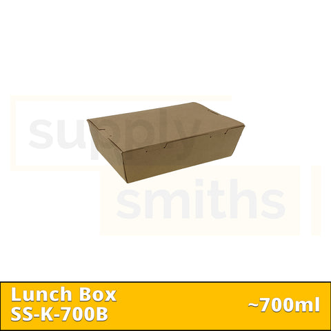 Kraft Lunch Box (700ml) - 200 pcs/ctn
