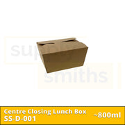 Kraft Centre Closing Lunch Box (800ml) - 200 pcs/ctn