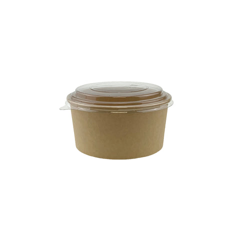 Kraft Bowl Lid (500ml / 750ml / 1000ml) - 300 pcs/ctn