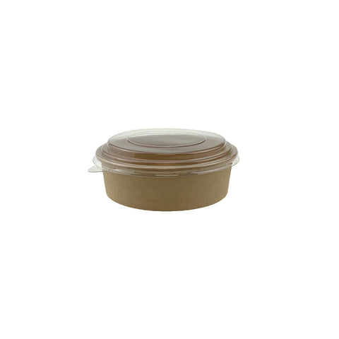 Kraft Bowl Lid (500ml / 750ml / 1000ml) - 300 pcs/ctn