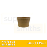 Kraft Tub Base (8oz) - 500 pcs/ctn