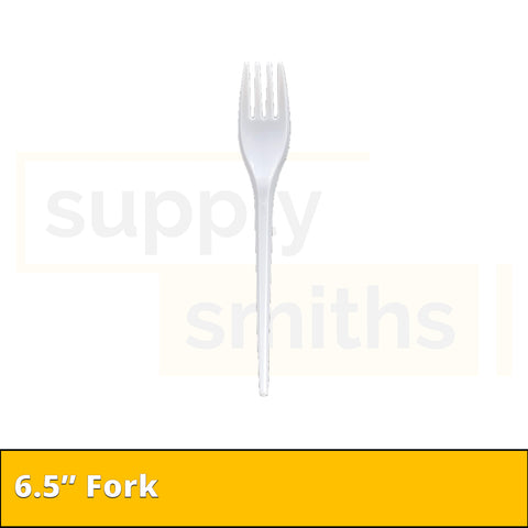 7" Plastic Fork (White) - 2000 pcs/ctn