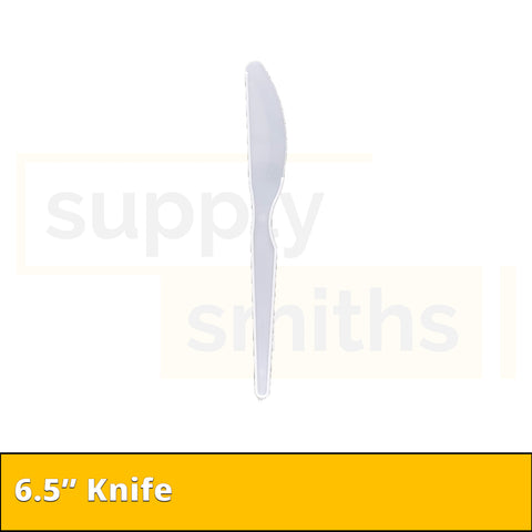 7" Plastic Knife (White) - 2000 pcs/ctn