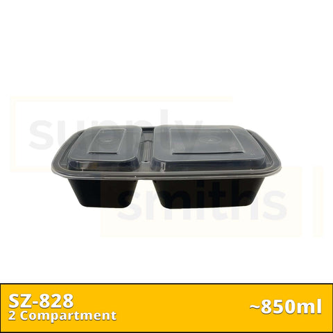 SZ-828 2 Compartment (850ml) - 150 pcs/ctn