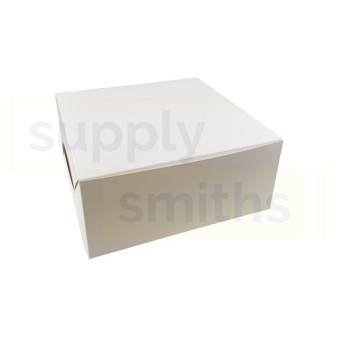 11x11x5" Plain White Cake Box - 10 pcs/pack