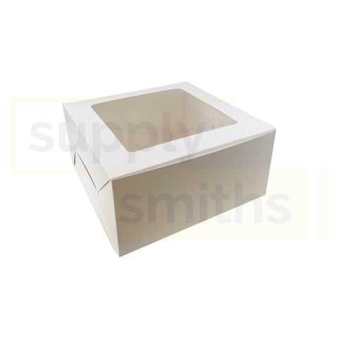 10x10x5" Window White Cake Box - 10 pcs/pack