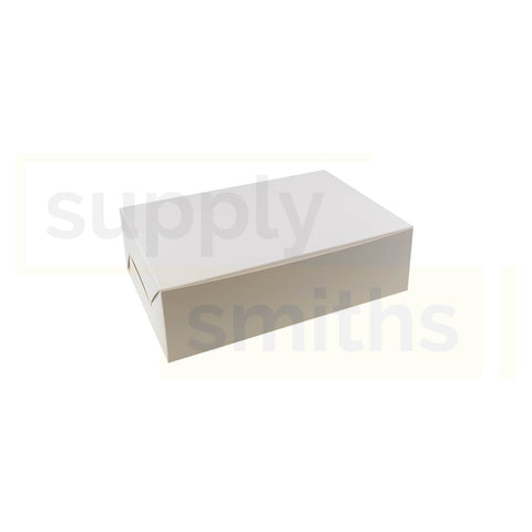 10x7x3" Plain White Cake Box - 20 pcs/pack