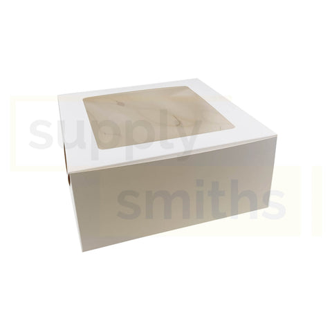 11x11x5" Window White Cake Box - 10 pcs/pack